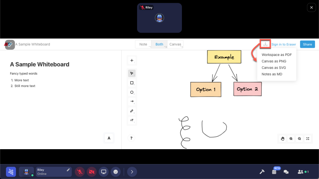 Tableau blanc collaboratif gather town